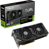 Видеокарта NVIDIA GeForce RTX 4070 Ti Super ASUS 16Gb (DUAL-RTX4070TIS-16G)