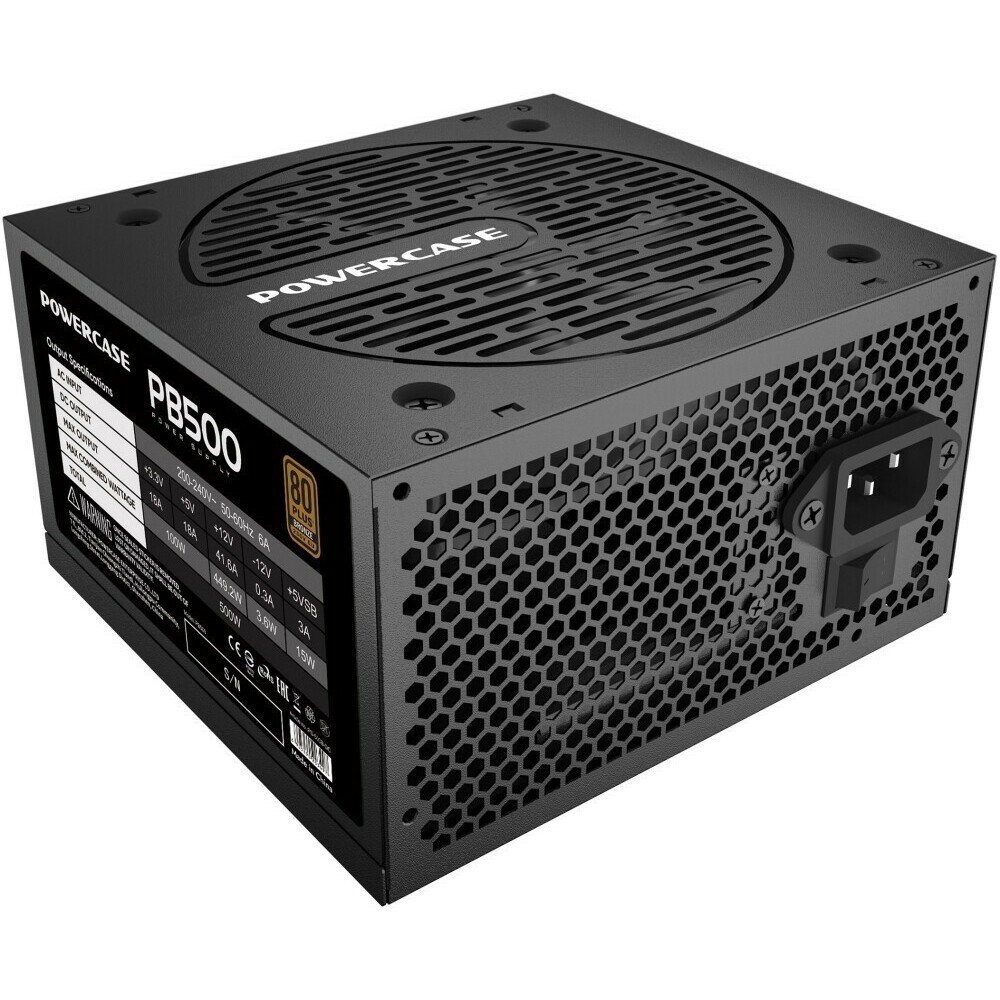 Блок питания 500W Powercase PB500 - PS-500B-DC