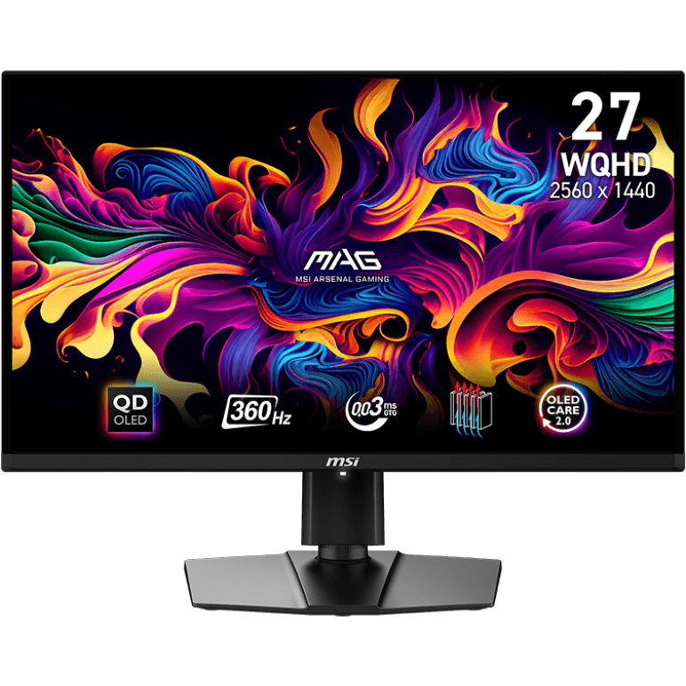 Монитор MSI 27" MAG 271QPX QD-OLED - 9S6-3CD89T-019