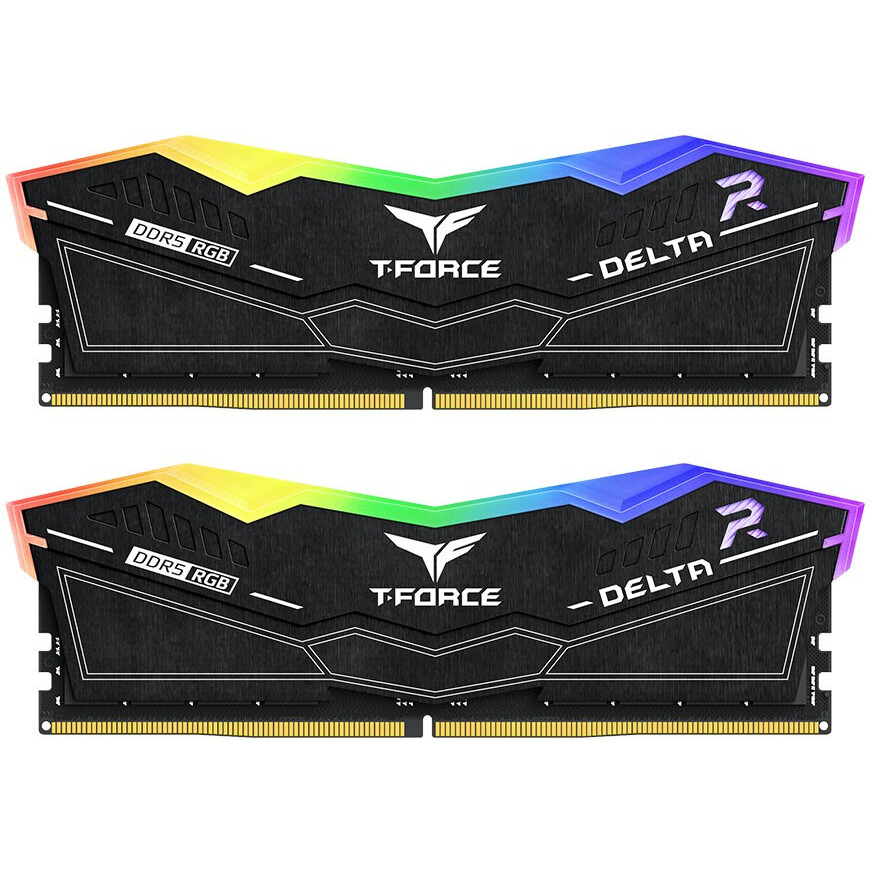 Оперативная память 32Gb DDR5 6000MHz Team T-Force Delta RGB (FF3D532G6000HC28ADC01) (2x16Gb KIT)