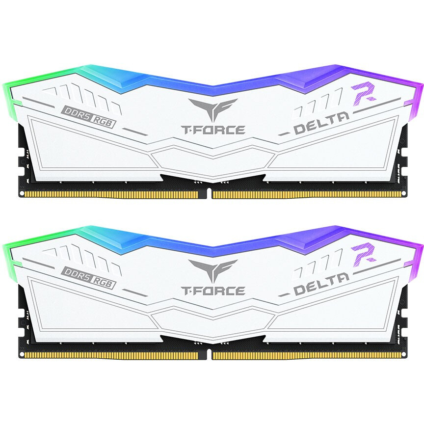 Оперативная память 32Gb DDR5 6000MHz Team T-Force Delta RGB (FF4D532G6000HC28ADC01) (2x16Gb KIT)