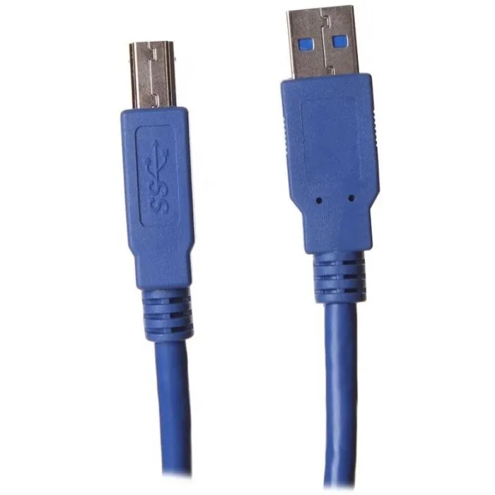 Кабель USB A (M) - USB B (M), 1.8м, Delux KDABUSB30_1_8M