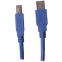 Кабель USB A (M) - USB B (M), 1.8м, Delux KDABUSB30_1_8M