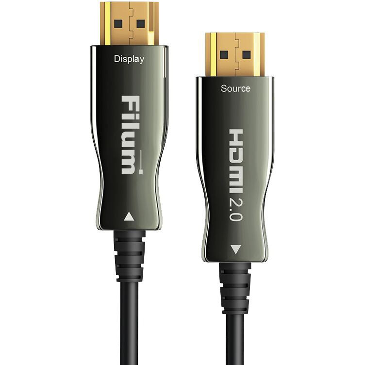 Кабель HDMI - HDMI, 30м, Filum FL-AOC-HDMI2.0-30M