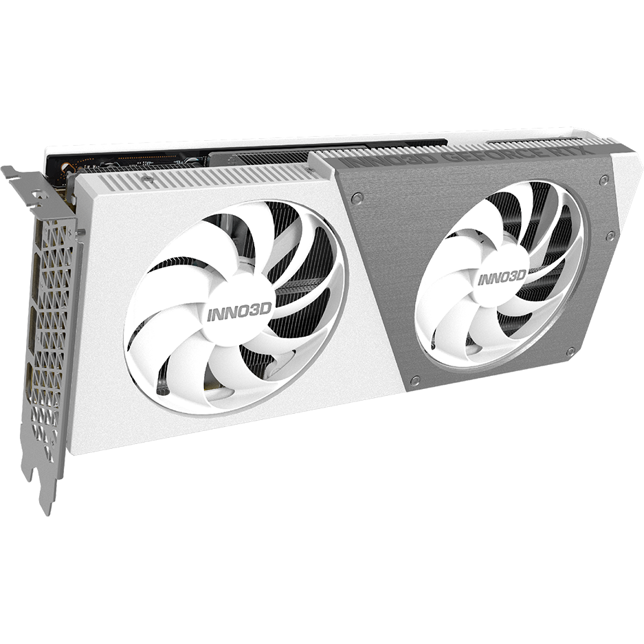 Видеокарта NVIDIA GeForce RTX 4070 Ti Super INNO3D Twin X2 OC White 16Gb (N407TS2-166XX-186156W)