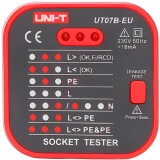 Тестер розеток UNI-T UT07B-EU