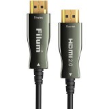 Кабель HDMI - HDMI, 80м, Filum FL-AOC-HDMI2.0-80M