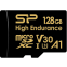 Карта памяти 128Gb MicroSD Silicon Power Golden High Endurance + SD адаптер (SP128GBSTXDV3V1HSP)