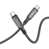 Кабель USB Type-C - USB Type-C, 1.2м, HOCO S51 Extreme Black (6931474749253)