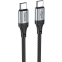 Кабель USB Type-C - USB Type-C, 1.2м, HOCO X102 Fresh Black - 6942007608787