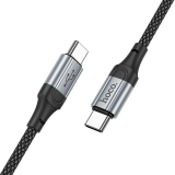 Кабель USB Type-C - USB Type-C, 1.2м, HOCO X102 Fresh Black (6942007608787)