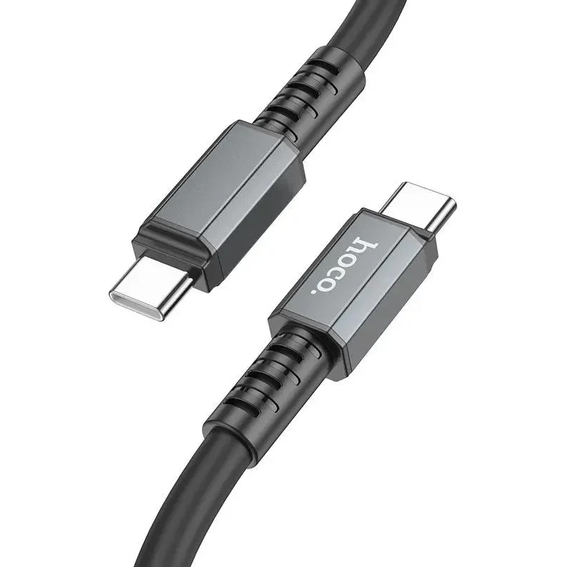 Кабель USB Type-C - USB Type-C, 1м, HOCO X85 Black (HC-77522) - 6931474777522