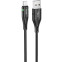 Кабель USB - Lightning, 1.2м, HOCO U93 Shadow Black - 6931474732132