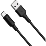 Кабель USB - USB Type-C, 1м, HOCO X25 Soarer Black (6957531080145)