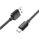 Кабель USB - USB Type-C, 1м, HOCO X96 Hyper 27W Black (6931474799081)