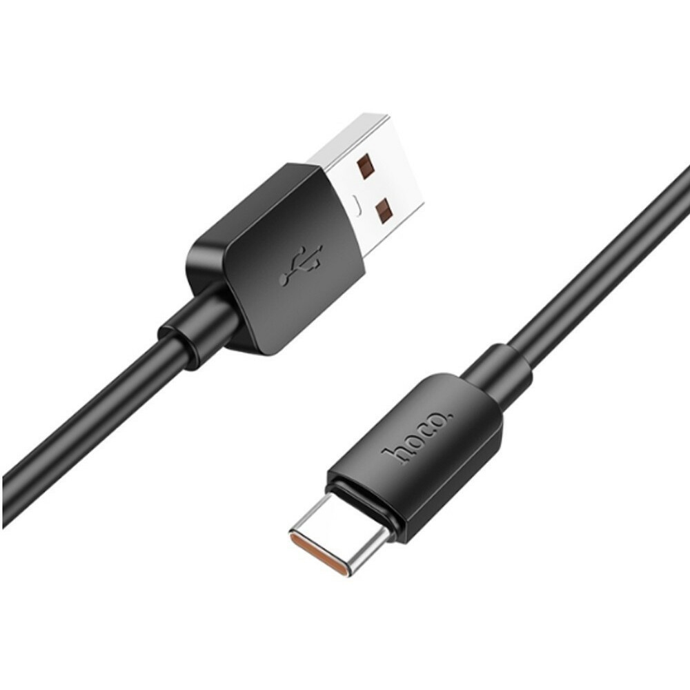 Кабель USB - USB Type-C, 1м, HOCO X96 Hyper 27W Black - 6931474799081