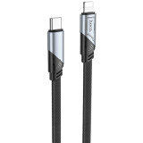 Кабель USB Type-C - Lightning, 1.2м, HOCO U119 Machine Black (6942007604963)