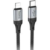 Кабель USB Type-C - Lightning, 1м, HOCO X102 Fresh Black (6942007608749)