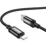 Кабель USB Type-C - Lightning, 1м, HOCO X89 Wind Black (6931474784308)