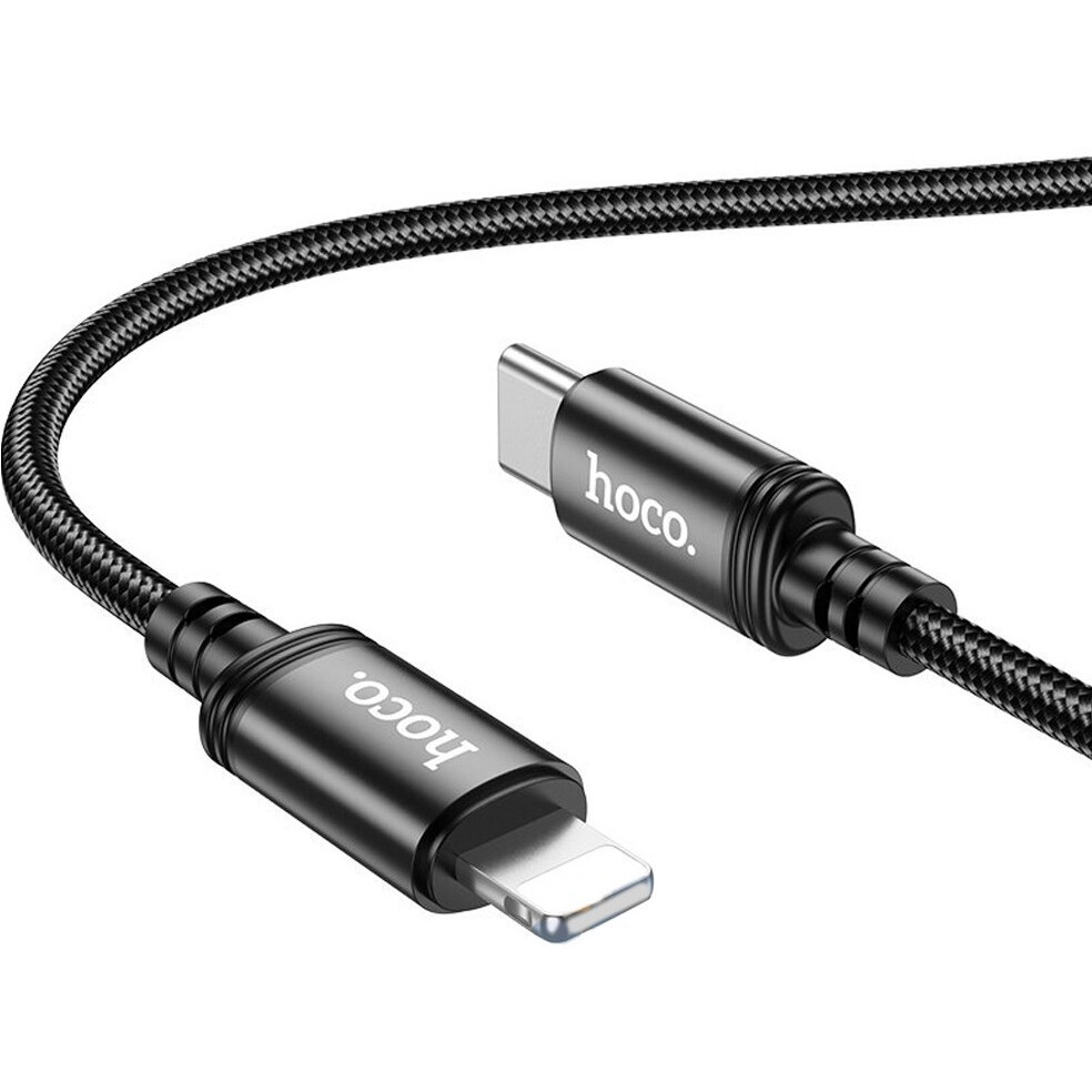 Кабель USB Type-C - Lightning, 1м, HOCO X89 Wind Black - 6931474784308