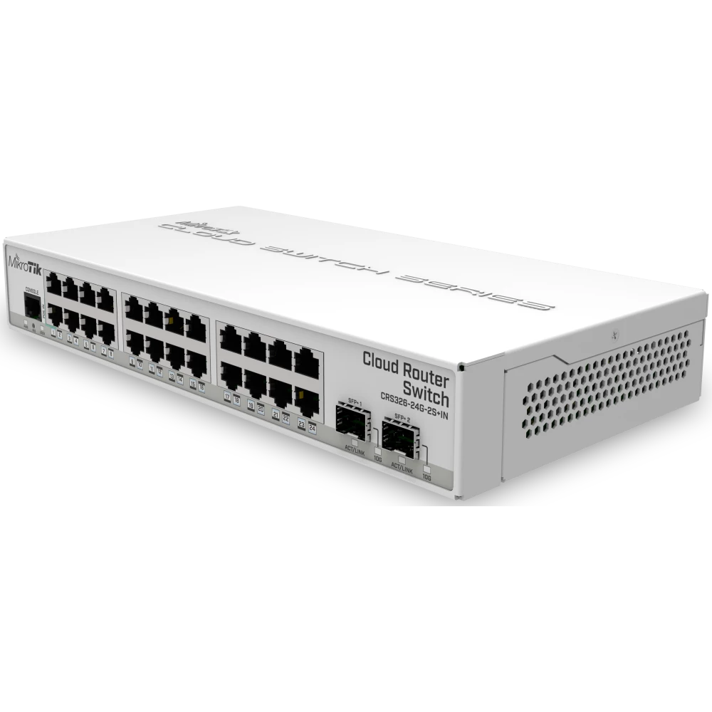 Коммутатор (свитч) MikroTik CRS326-24G-2S+IN