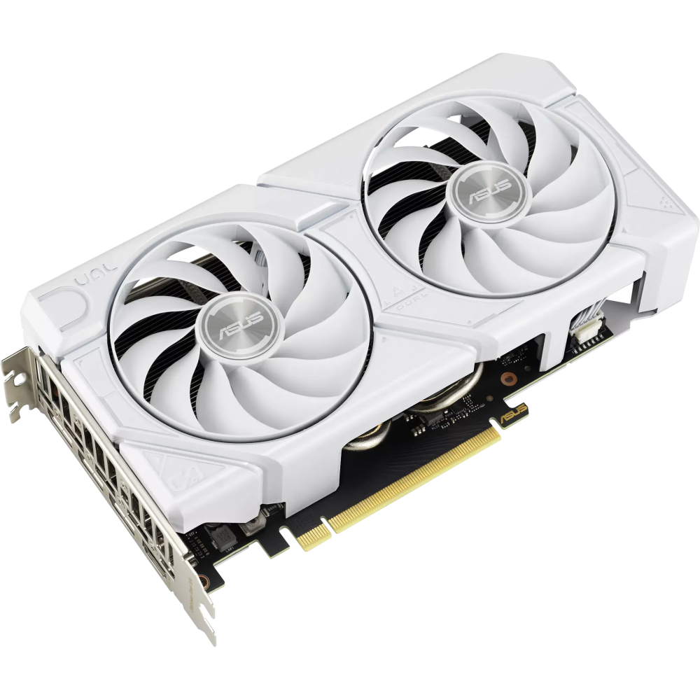 Видеокарта NVIDIA GeForce RTX 4070 Super ASUS 12Gb OC (DUAL-RTX4070S-O12G-EVO-WHITE)