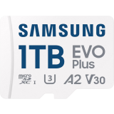 Карта памяти 1Tb MicroSD Samsung EVO Plus + SD адаптер (MB-MC1T0SA)