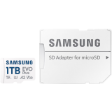 Карта памяти 1Tb MicroSD Samsung EVO Plus + SD адаптер (MB-MC1T0SA)