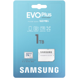 Карта памяти 1Tb MicroSD Samsung EVO Plus + SD адаптер (MB-MC1T0SA)