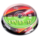 Диск DVD+R VS 4.7Gb 16x Cake Box (10шт) (VSDVDPRCB1001)