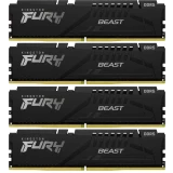 Оперативная память 64Gb DDR5 5200MHz Kingston Fury Beast White RGB (KF552C40BWAK4-64) (4x16Gb KIT)