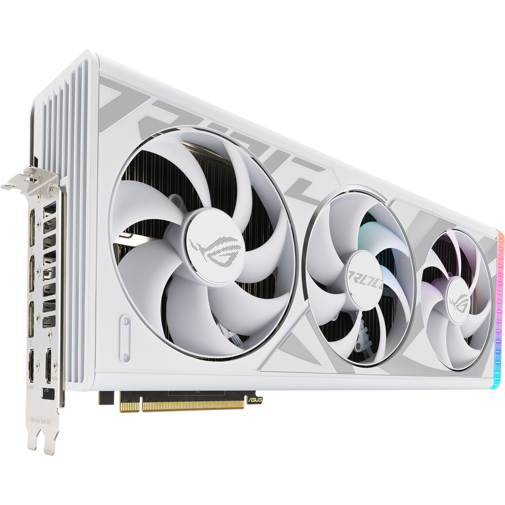 Видеокарта NVIDIA GeForce RTX 4080 Super ASUS OC White 16Gb (ROG-STRIX-RTX4080S-O16G-WHITE)