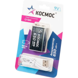 Аккумулятор КОСМОС KOCLi9V650mAh1BL (9V, 650mAh, 1 шт.)