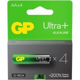 Батарейка GP 15A Ultra Plus G-tech Alkaline (AA, 4 шт.) (4891199226014)