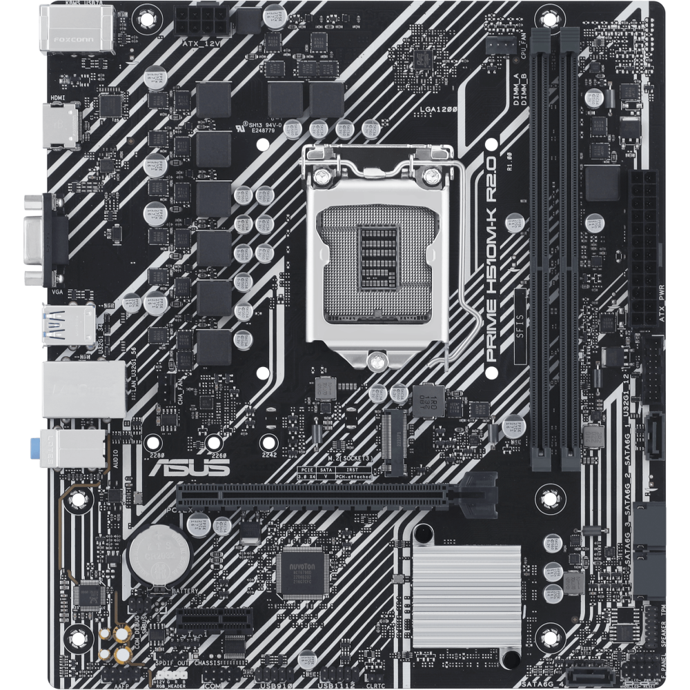 Материнская плата ASUS PRIME H510M-K R2.0 OEM