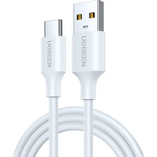 Кабель USB - USB Type-C, 0.5м, UGREEN US287 White - 60120