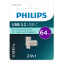 USB Flash накопитель 64Gb Philips 2-in-1 (FM64FD145B) - FM64FD145B/97