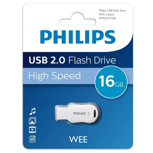 USB Flash накопитель 16Gb Philips WEE 2.0 (FM16FD110B) - FM16FD110B/97