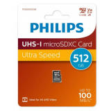 Карта памяти 512Gb MicroSD Philips (FM51MD55B) (FM51MD55B/97)