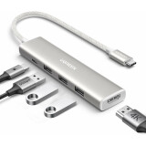 Док-станция UGREEN Revodok Stilvolle Serie 5-IN-1 USB-C Hub Creamy White (35580)