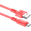 Кабель USB - USB Type-C, 1м, Defender F207 Red - 87106RED