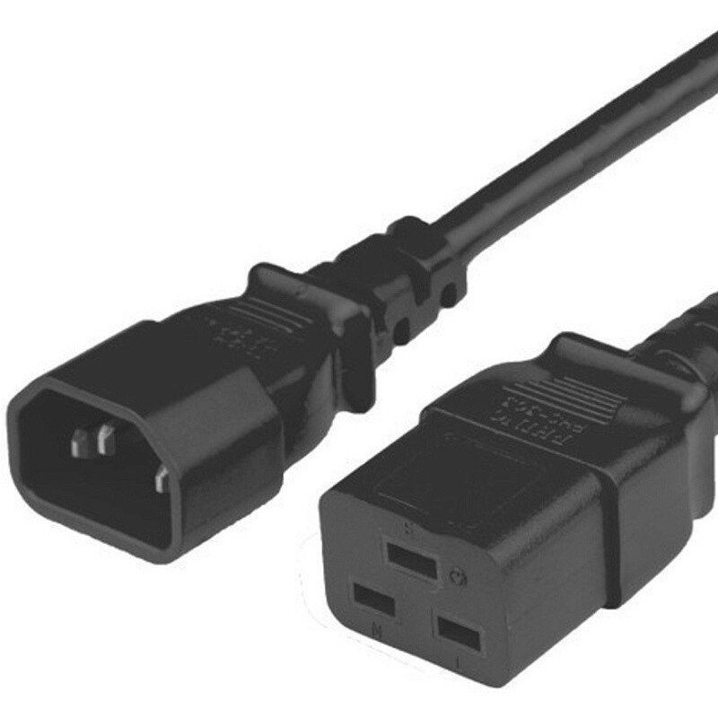 Кабель питания IEC-320-C19 - IEC-320-C14, 1.8м, Filum FL-PC16-C14-C19-1.8M