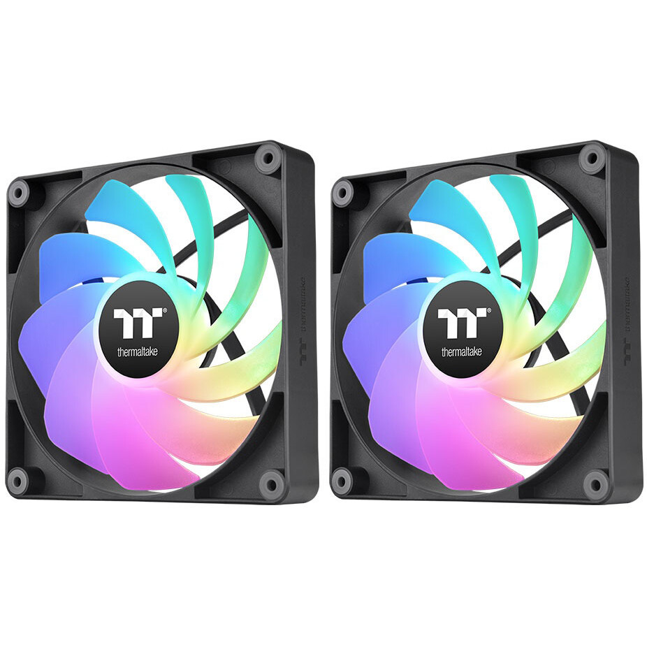 Вентилятор для корпуса Thermaltake CT120 Reverse ARGB Sync Fan Black (2-Fan Pack) - CL-F173-PL12SW-A