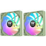 Вентилятор для корпуса Thermaltake CT120 Reverse ARGB Sync Fan Matcha Green (2-Fan Pack) (CL-F200-PL12MG-A)