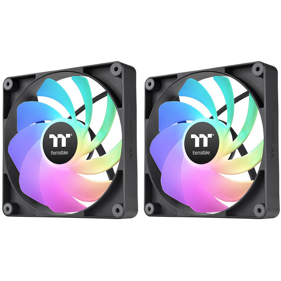 Вентилятор для корпуса Thermaltake CT140 Reverse ARGB Sync Fan Black (2-Fan Pack) - CL-F174-PL14SW-A