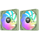 Вентилятор для корпуса Thermaltake CT140 Reverse ARGB Sync Fan Matcha Green (2-Fan Pack) (CL-F201-PL14MG-A)