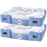 Вентилятор для корпуса Thermaltake SWAFAN EX12 ARGB Sync Fan Hydrangea Blue TT Premium Edition (3-Fan Pack) (CL-F183-PL12BU-A)