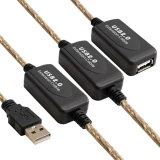 Кабель удлинительный USB A (M) - USB A (F), 25м, ExeGate EX-UAE-AMAF-25.0 (EX294769RUS)