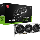 Видеокарта NVIDIA GeForce RTX 4070 MSI OC 12Gb (RTX 4070 VENTUS 3X E1 12G OC)