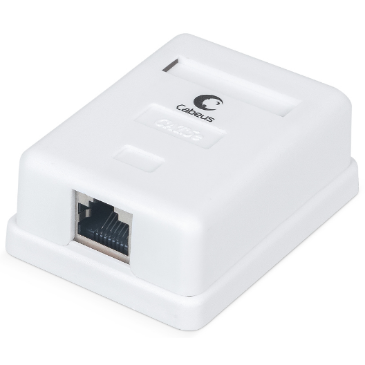 Розетка RJ-45 Cabeus WS-8P8C-Cat.5e-SH-1